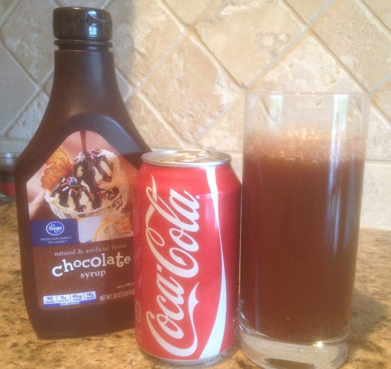 chocolate soda drink